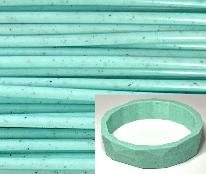 Cookiecad (TM) Mint Chip Marble PLA, 50g